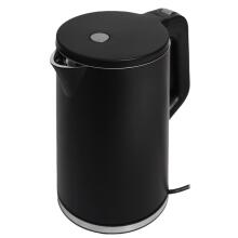 Cordless Electric Travel Kettle 1500W 1.7L Rotating Base Black