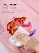 Kids Soft Raincoat Dino Art.258548 Yellow  Rain-Coat