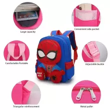 Children School Backpack Spiderman Art.258560 Blue Backpack