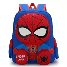 Children School Backpack Spiderman Art.258561 Dark Blue Backpack