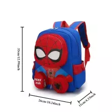 Children School Backpack Spiderman Art.258561 Dark Blue Backpack