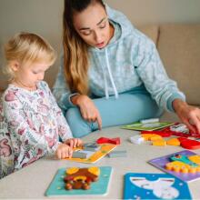 Деревянный пазл с животными WOOPIE GREEN Montessori FSC