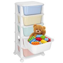 Springos HA0213 Mobile Cabinet on Wheels with 5 Drawers