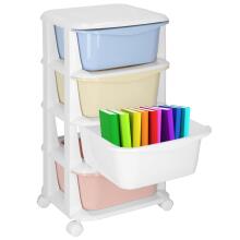 Springos HA0214 Mobile Cabinet with 4 Drawers on Wheels