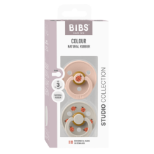 Bibs Studio Colour Ladybug Art.258807 Blush Soothers 18 m.
