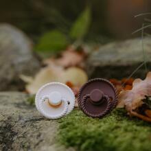 Frigg Limited Autumn Collection Latex Art.101515 Cream/Cocao Pacifier (nipple) made of 100% natural rubber 6-18 months (2 pcs.)