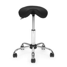 Swivel Saddle Stool Cosmetic Medical Adjustable Chair Black ModernHome