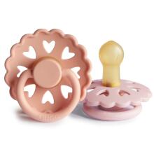 Frigg Fairytale Round Latex Art.100161 The Princess and the Pea/Thumbelina Pacifier (nipple) made of 100% natural rubber 0-6 months (2 pcs.)