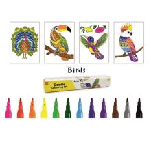 Joonistuskomplekt Lind, 4 postrit