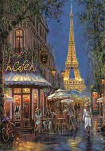 CLEMENTONI Puzzle night at the eiffel café, 500 pcs, 35577