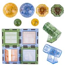WOOPIE Magnetic Construction Blocks Glowing 3D Animal World 124pcs