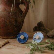 Frigg Little Viking Round Latex Art.10519 Bjorn Pacifier (nipple) made of 100% natural rubber 0-6 months (1 pcs.)