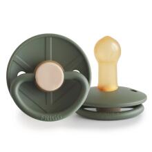 Frigg Little Viking Round Latex Art.10532 Sigrid  Pacifier (nipple) made of 100% natural rubber 6-18months (1 pcs.)