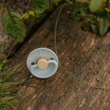 Frigg Little Viking Round Latex  Art.101538 Holger/Sigrid Pacifier (nipple) made of 100% natural rubber 0-6 months (2 pcs.)
