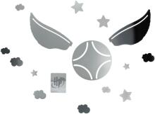 Paladone Harry Potter Golden Snitch Mirror Wall Decals