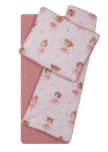 DUET 766 Complete set for stroller boucle+cotton print 75x100