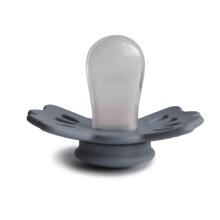 Frigg Lucky Symmetrical Silicone Pacifier  Art.10218 Great Grey Pacifier (nipple) made of 100% natural rubber 0-6 months (1 pcs.)
