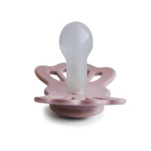 Frigg Lucky Symmetrical Silicone Pacifier  Art.10222 Blush Pacifier (nipple) made of 100% natural rubber 0-6 months (1 pcs.)