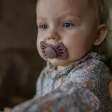 Frigg Lucky Symmetrical Silicone Pacifier  Art.10221 Cream Pacifier (nipple) made of 100% natural rubber 6-18 months (1 pcs.)