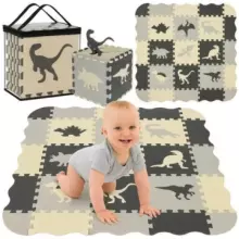 Kruzzel Mat Floor Puzzle Dinosaurs Art.25785 Multifunctional floor puzzle mat