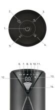 Lovio LVTF202Y24C-BK Tower Fan AirWave PRO Black