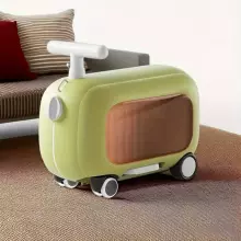 Travel Boarding Luggage Suitcase Art.260369 Blue  Чемодан-сиденье на колесах 3 в 1