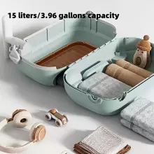 Travel Boarding Luggage Suitcase Art.260369 Blue  Чемодан-сиденье на колесах 3 в 1