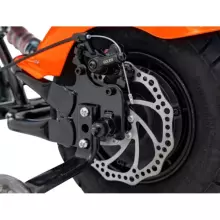 Motorcycle Chopper Warrior Art.260377 Orange Powerful 12v kids ride on/moto