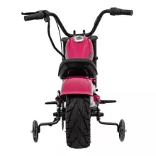 Motorcycle Chopper Warrior Art.260378 Pink Jaudīgā 12v bērnu elektromašīna/elektromotocikls