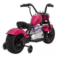 Motorcycle Chopper Warrior Art.260378 Pink Jaudīgā 12v bērnu elektromašīna/elektromotocikls
