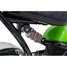 Motorcycle Chopper Warrior Art.260379 Green Powerful 12v kids ride on/moto