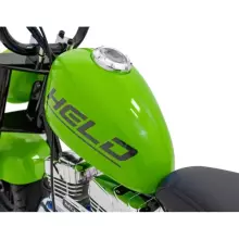 Motorcycle Chopper Warrior Art.260379 Green Powerful 12v kids ride on/moto