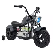 Motorcycle Chopper Warrior Art.260380 Grey Powerful 12v kids ride on/moto