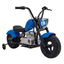 Motorcycle Chopper Warrior Art.260381 Blue Powerful 12v kids ride on/moto
