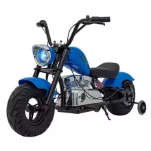 Motorcycle Chopper Warrior Art.260381 Blue Powerful 12v kids ride on/moto