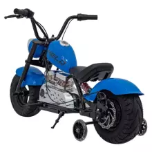 Motorcycle Chopper Warrior Art.260381 Blue Powerful 12v kids ride on/moto