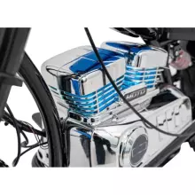 Motorcycle Chopper Warrior Art.260383 White Powerful 12v kids ride on/moto