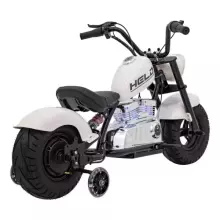 Motorcycle Chopper Warrior Art.260383 White Powerful 12v kids ride on/moto
