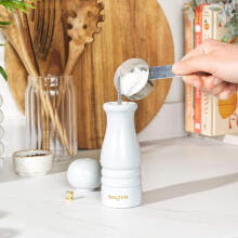 Salter BW120291EU7 Olea Salt &amp; Pepper Mill Light Grey