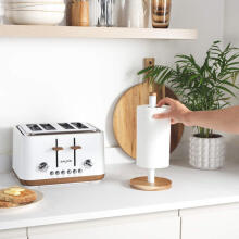 Salter BW13565W1EU7 Toronto Kitchen Roll Holder - White