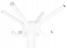 Standing clothes hanger, white