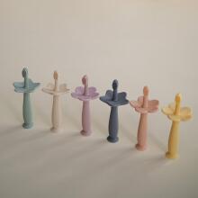 Mushie Flower Toothbrush  Art.2540203 Tradewinds first silicone toothbrush