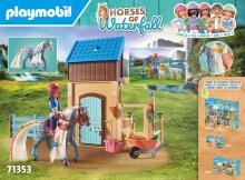 PLAYMOBIL WORLD OF HORSES Стойло для лошадей с Амелией и Виспером 71353