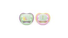 SCF376/29 PACIFIER AIR NIGHT 6-18 GIRL