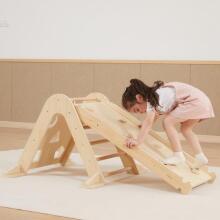 VIGA Wooden Slide Simple Climbing Wall