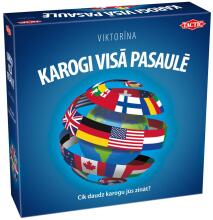TACTIC boardgame Flags around the World, in Latvian lang.