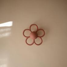 Mushie Silicone Teether Daisy Art.101344 Silicone rattle (100% natural)