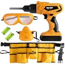 WOOPIE Small Handyman Tool Set Goggles Screwdriver Tool Belt 16pcs