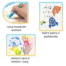 Коврик для рисования водой WOOPIE для детей с динозаврами + аксессуары