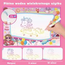 WOOPIE Водяной Коврик для Рисования 2в1 XXL 100x70см Светится в Темноте